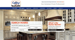 Desktop Screenshot of collinshomes.com